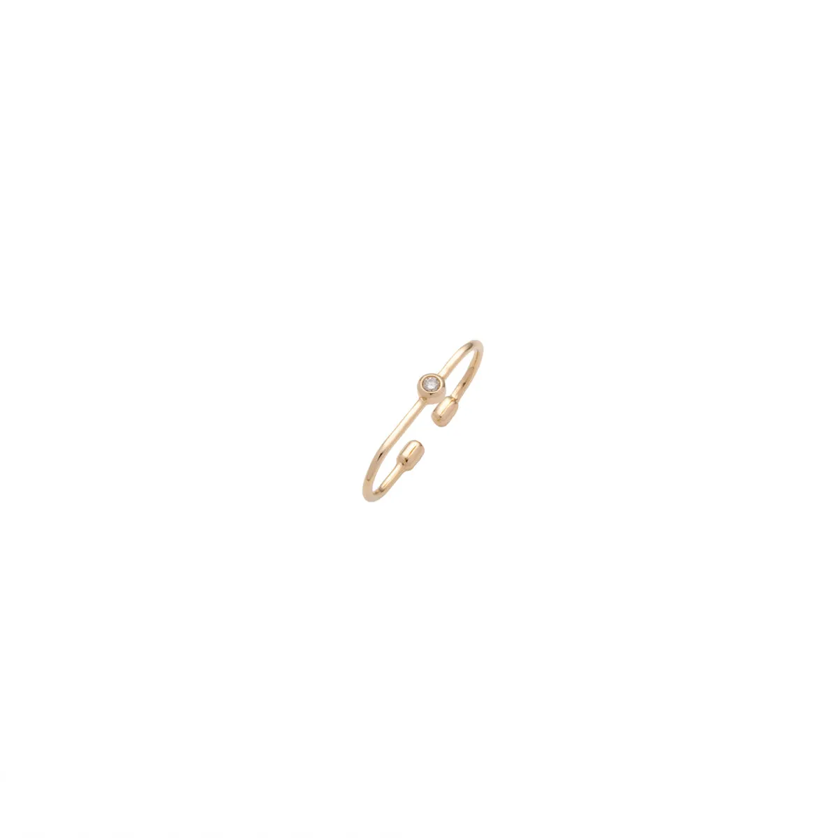 "Miró" Diamond Ear Cuff Small size