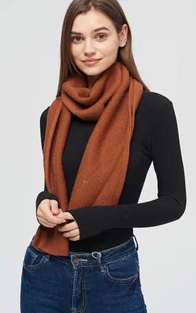 Rib Scarf, rust