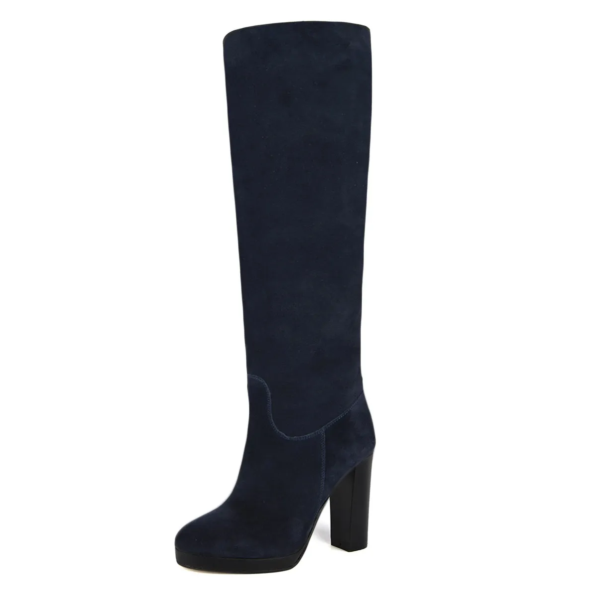 Ribes suede, night blue