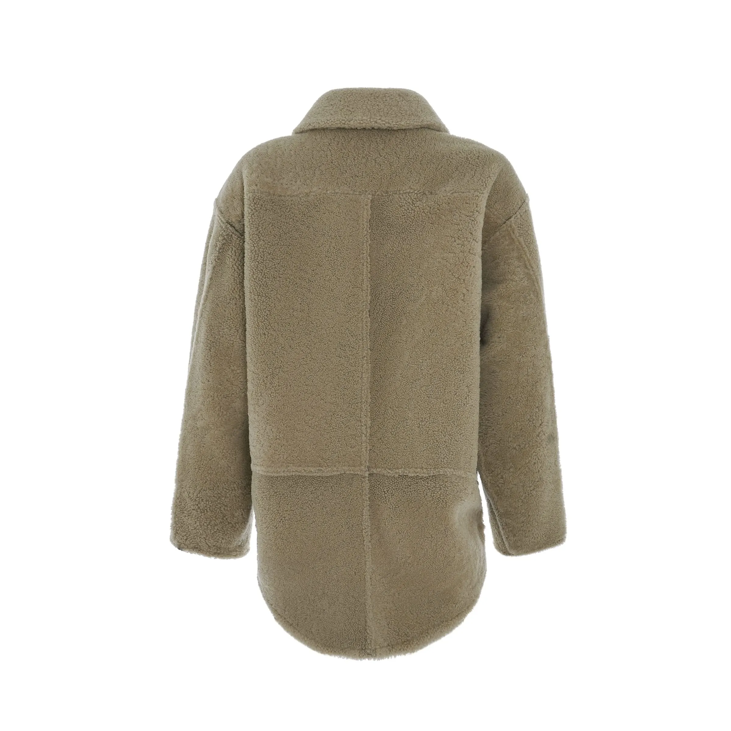 Shearling Reversible Jacket in Natural