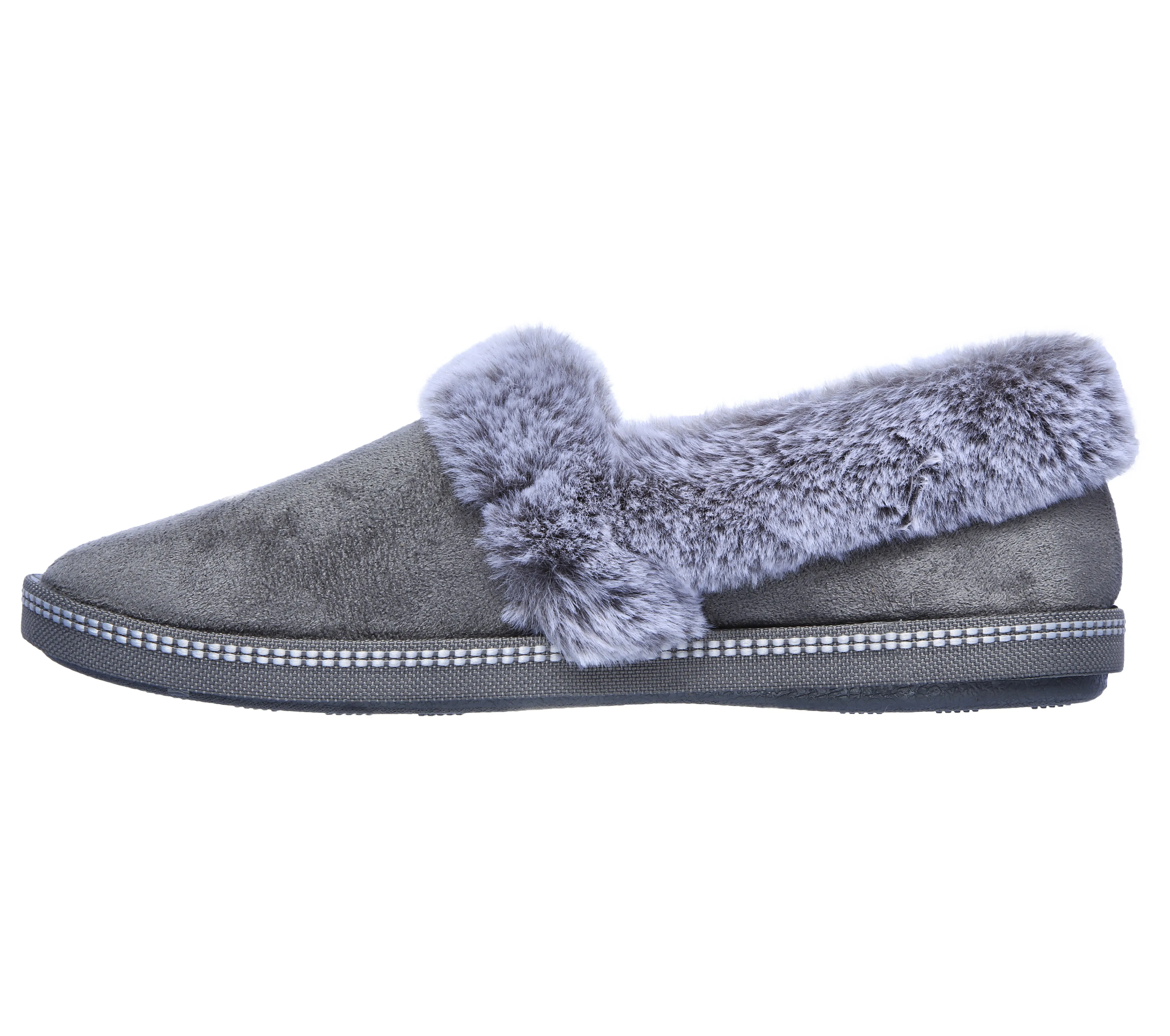 Skechers 32777/CCL Charcoal Womens Soft Slip On Slippers