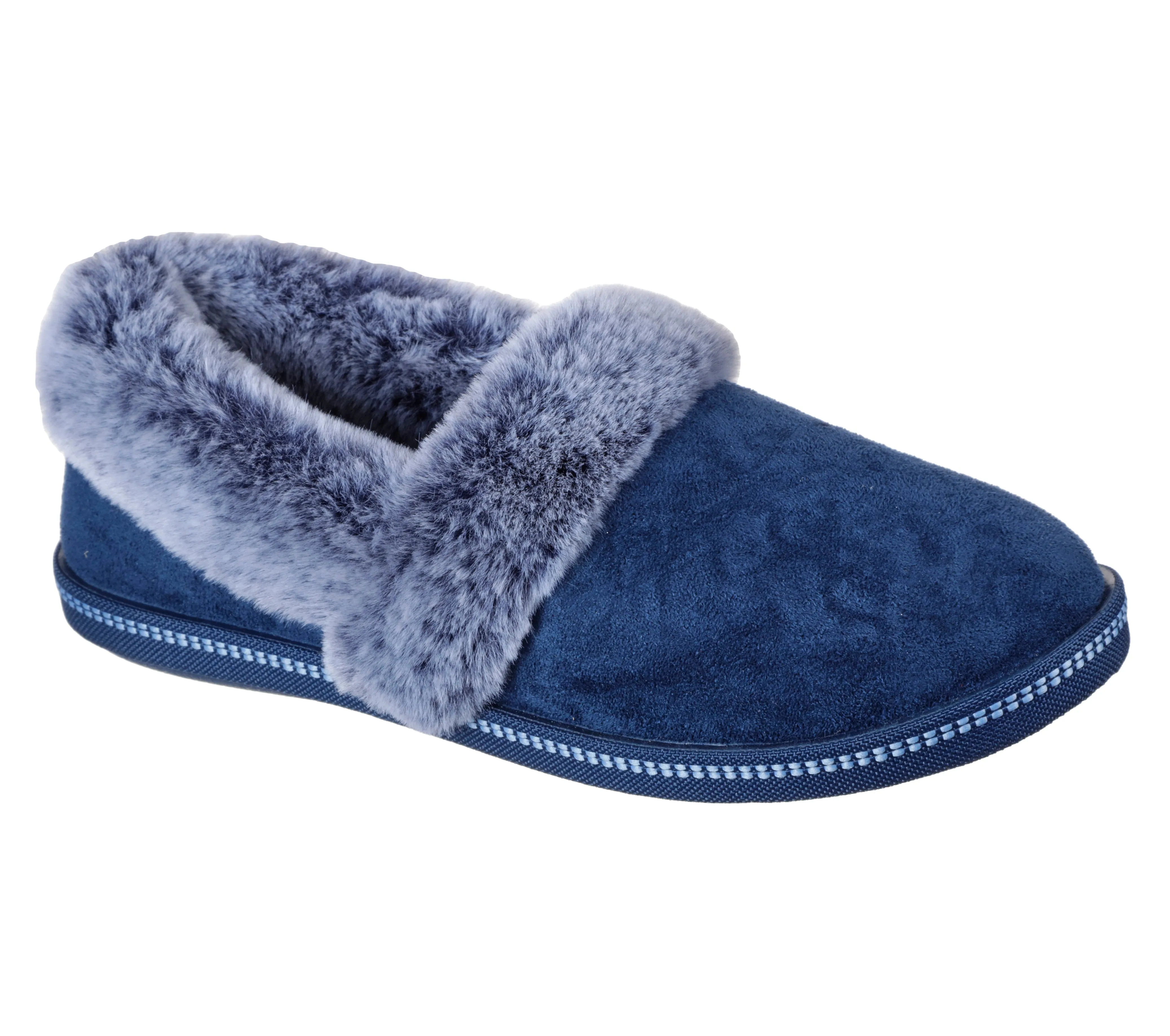 Skechers 32777/NVY Navy Womens Soft Slip On Slippers