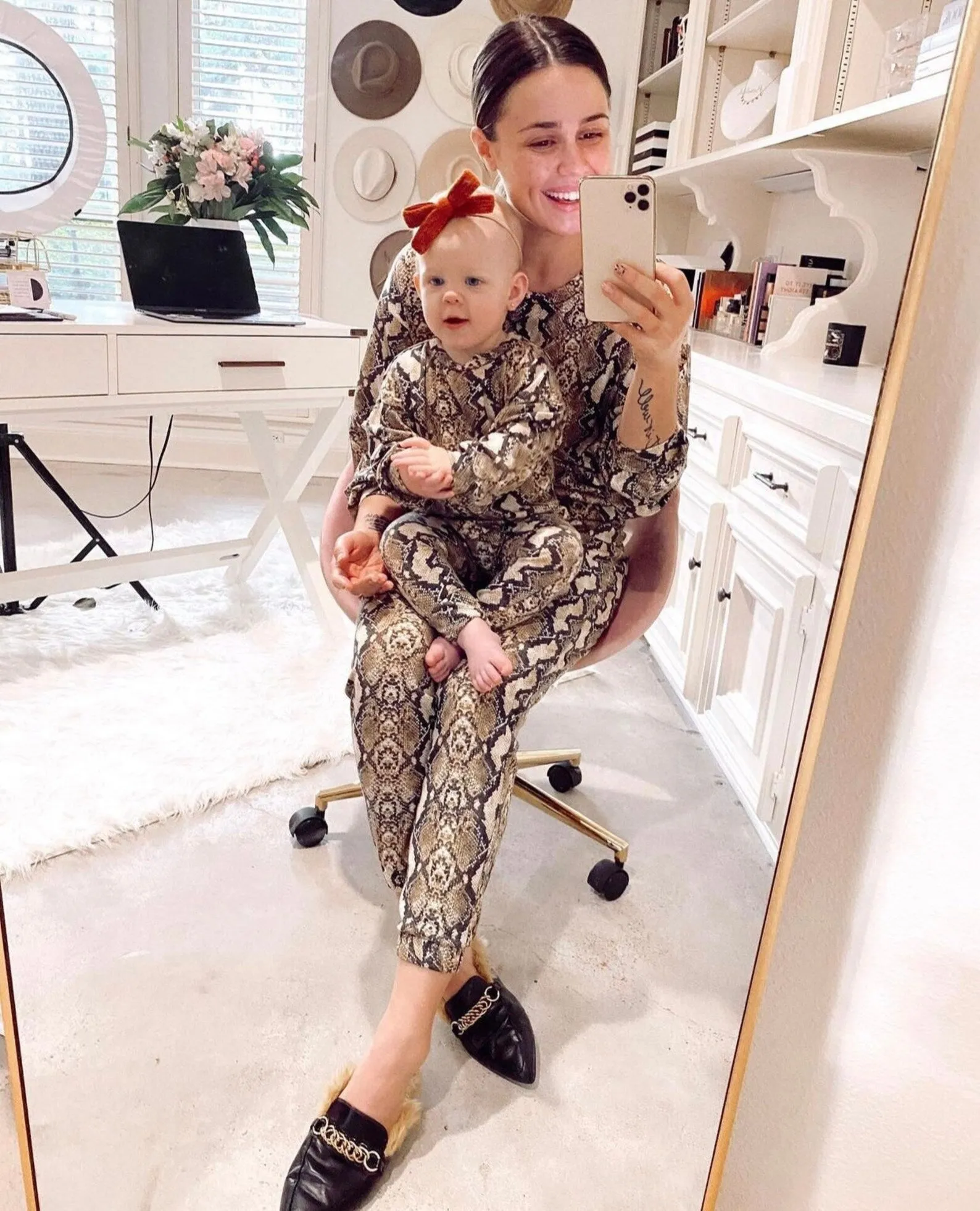 Snake Print Mommy and Me Loungewear