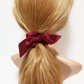 soft glossy corduroy bow knot scrunchies cute hair tie women scrunchie hair accessory