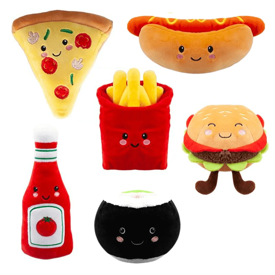 Softlings Foodies Super Soft Fast Food Plush Toys - 16cm