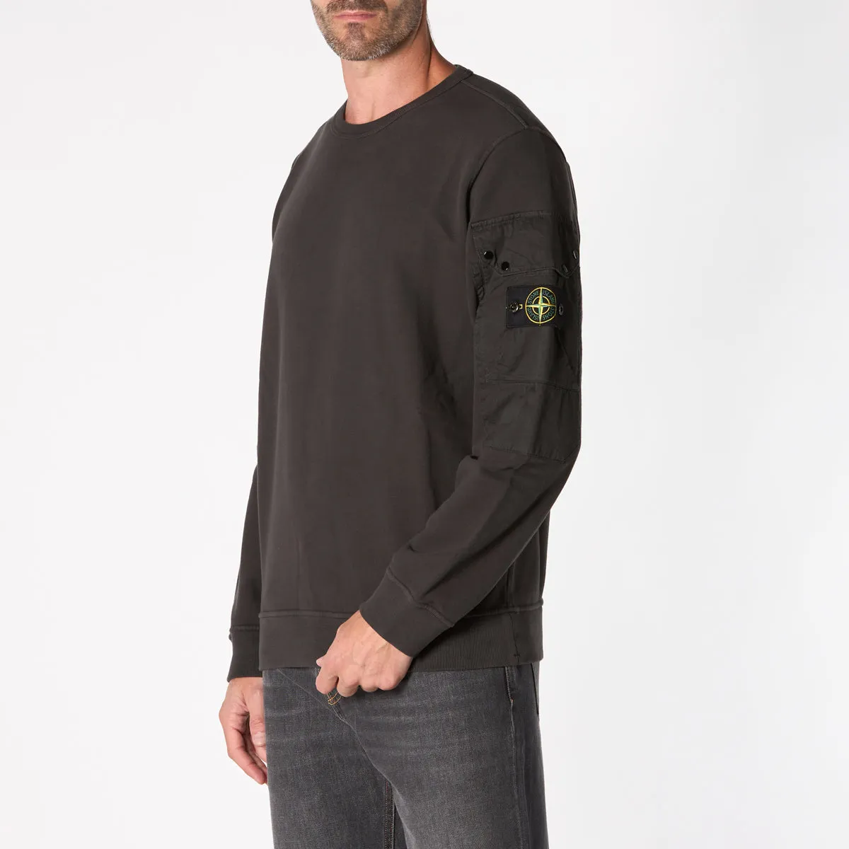 STONE ISLAND SWEATSHIRT 811563920 V0062 GREY