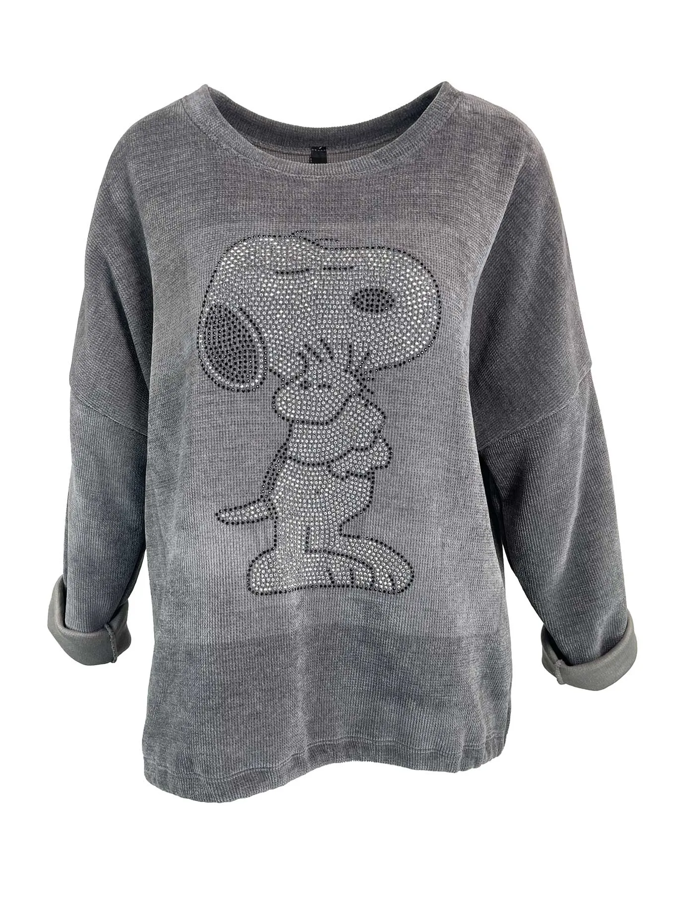 Sweatshirt Snoopy midi grau