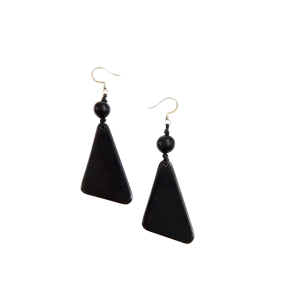 Tagua Women's Onyx Scarlett Earrings