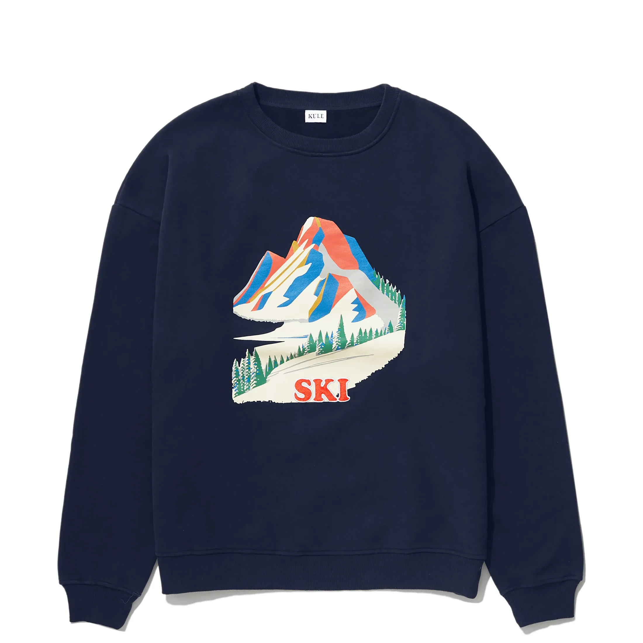 The Oversized Alps Sweatshirt - Navy