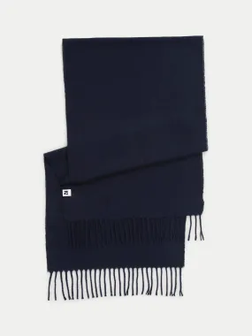 The Solid Scarf in Deep Blue