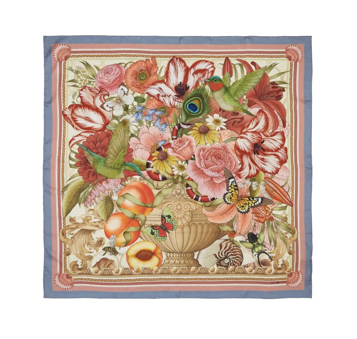 The Tulip Still Life Silk Scarf | 65x65cm [Preorder]