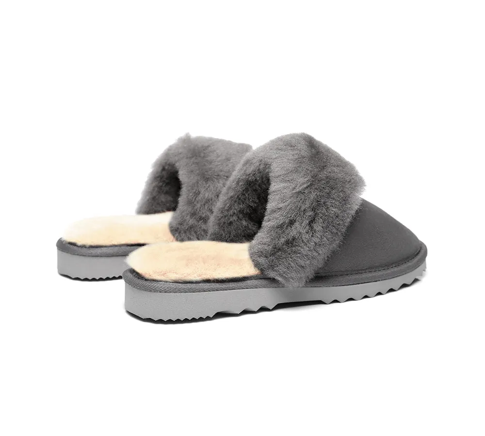 Urban UGG® UGG Slippers Australian Made Sheepskin Wool Collar Scuff