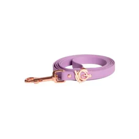 Valgray Splash Proof Dog Leash Lilac & Rose Gold XSmall to Small 140cm x 1.3cm x 0.2cm