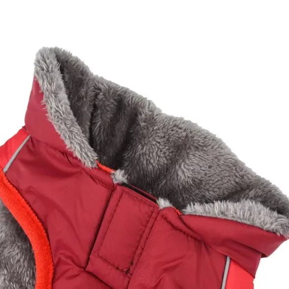 Warm Vest With Faux Fur Lining