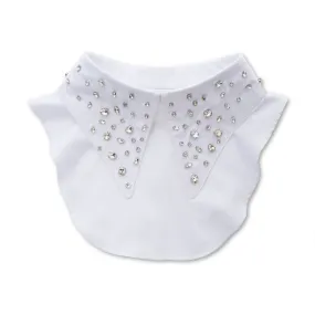 WHITE PAYTON MIXED CRYSTAL POINTED COLLAR