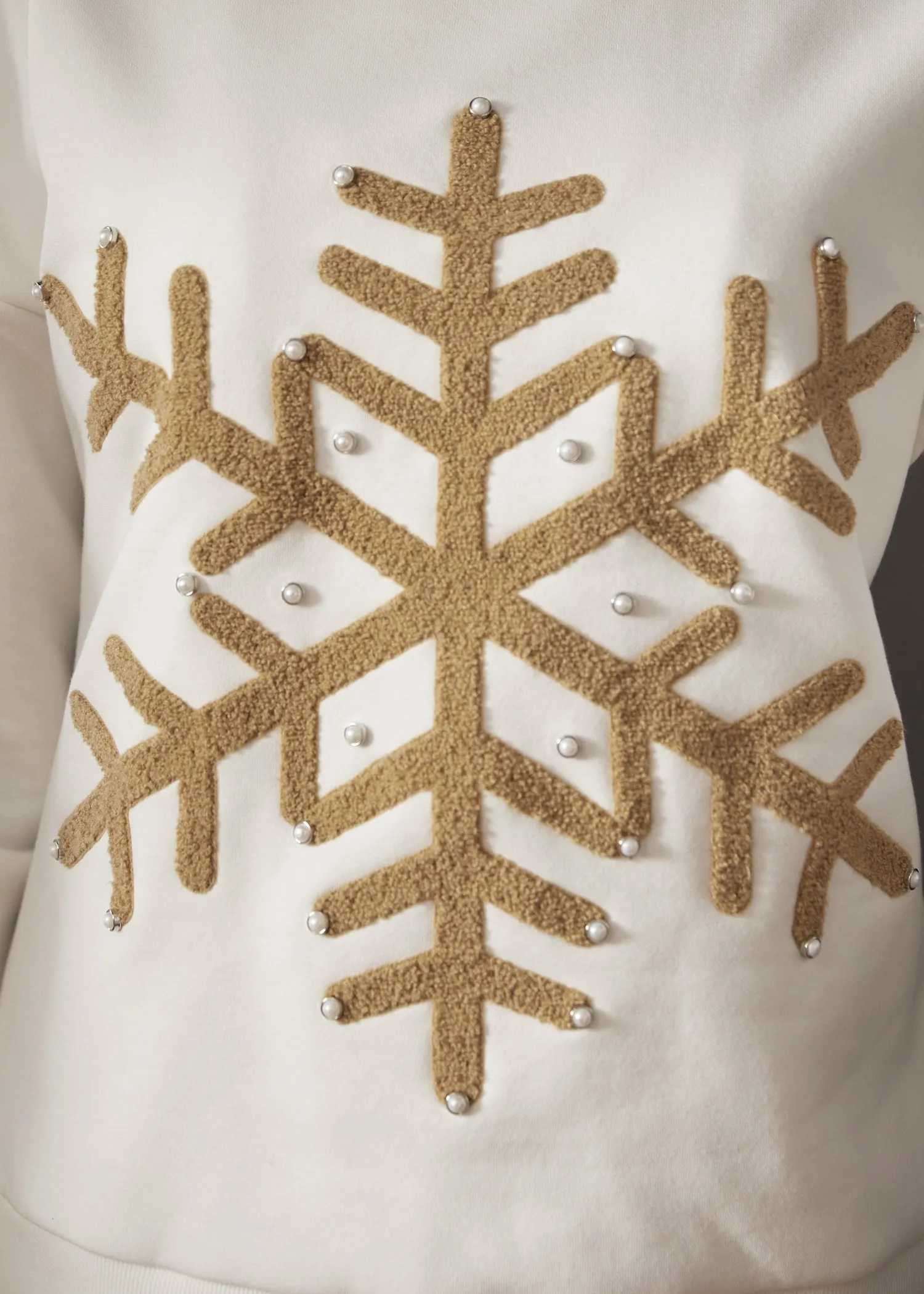 Winter's Whisper Snowflake Sweatshirt