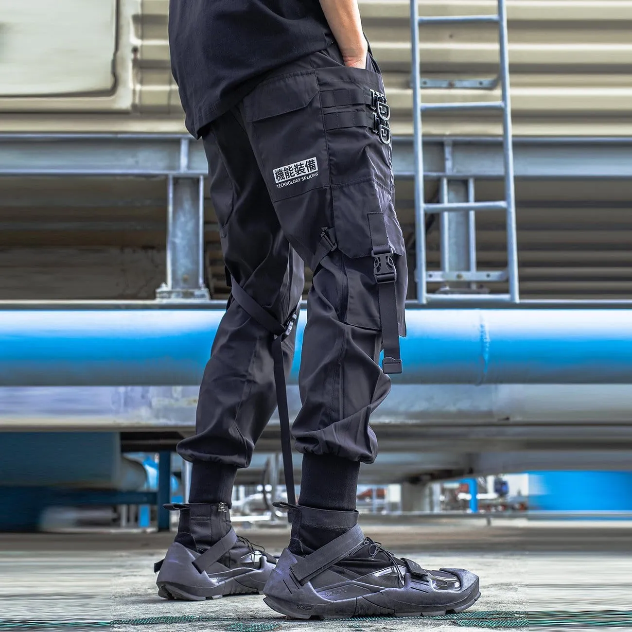 WLS Function Techwear Ribbons Cargo Pants