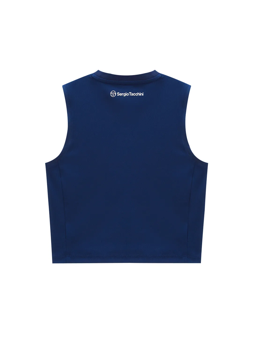 Women's Sleeveless T-Shirt- Navy